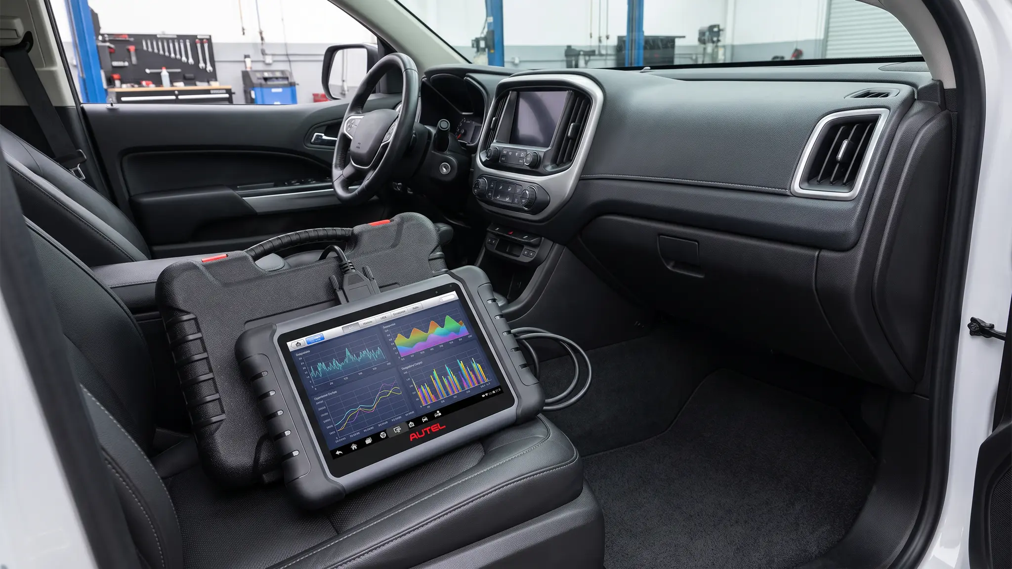 Autel MaxiCOM MK808S garage setup