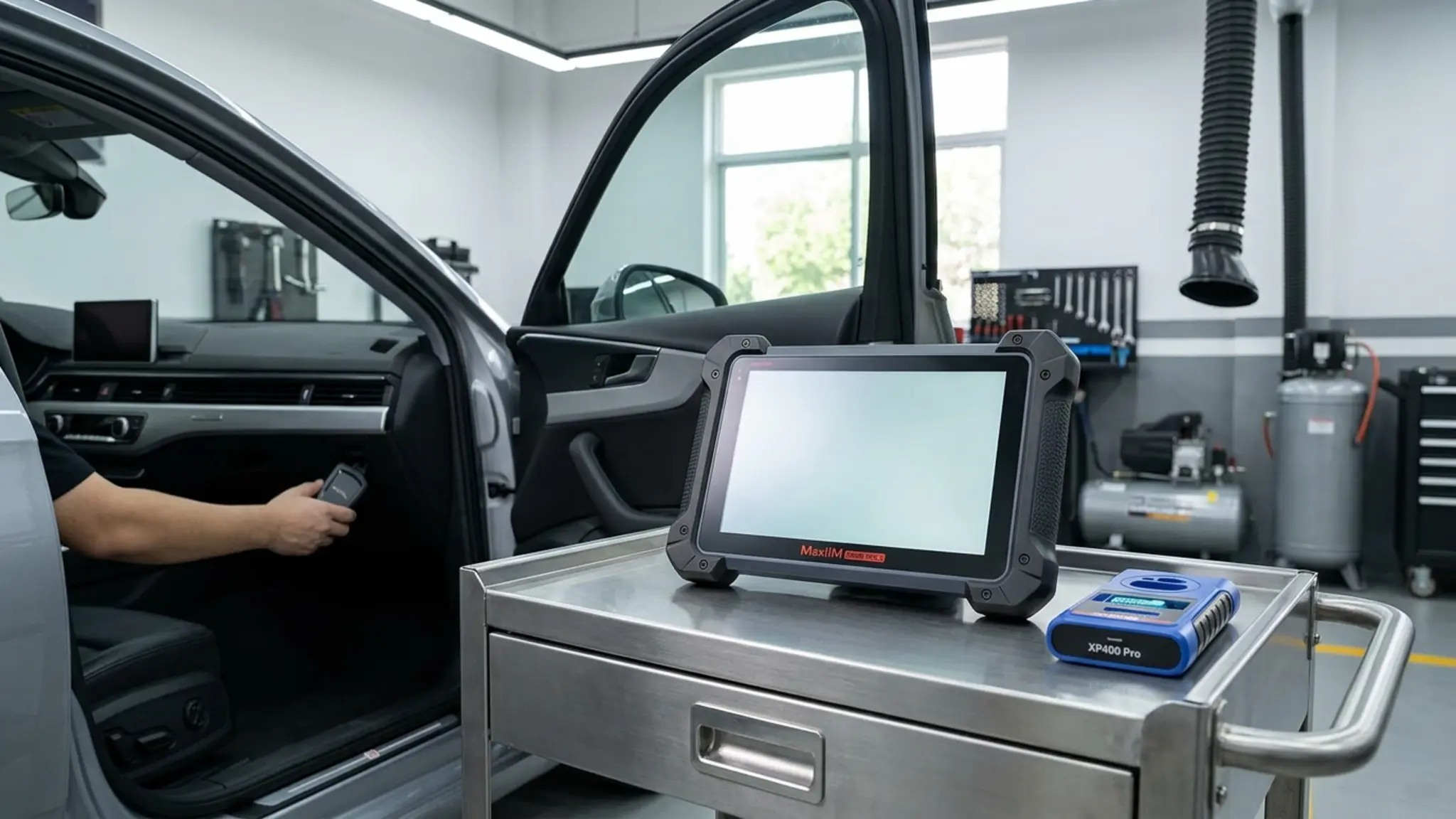 Autel MaxiIM IM608 PRO 2 garage setup