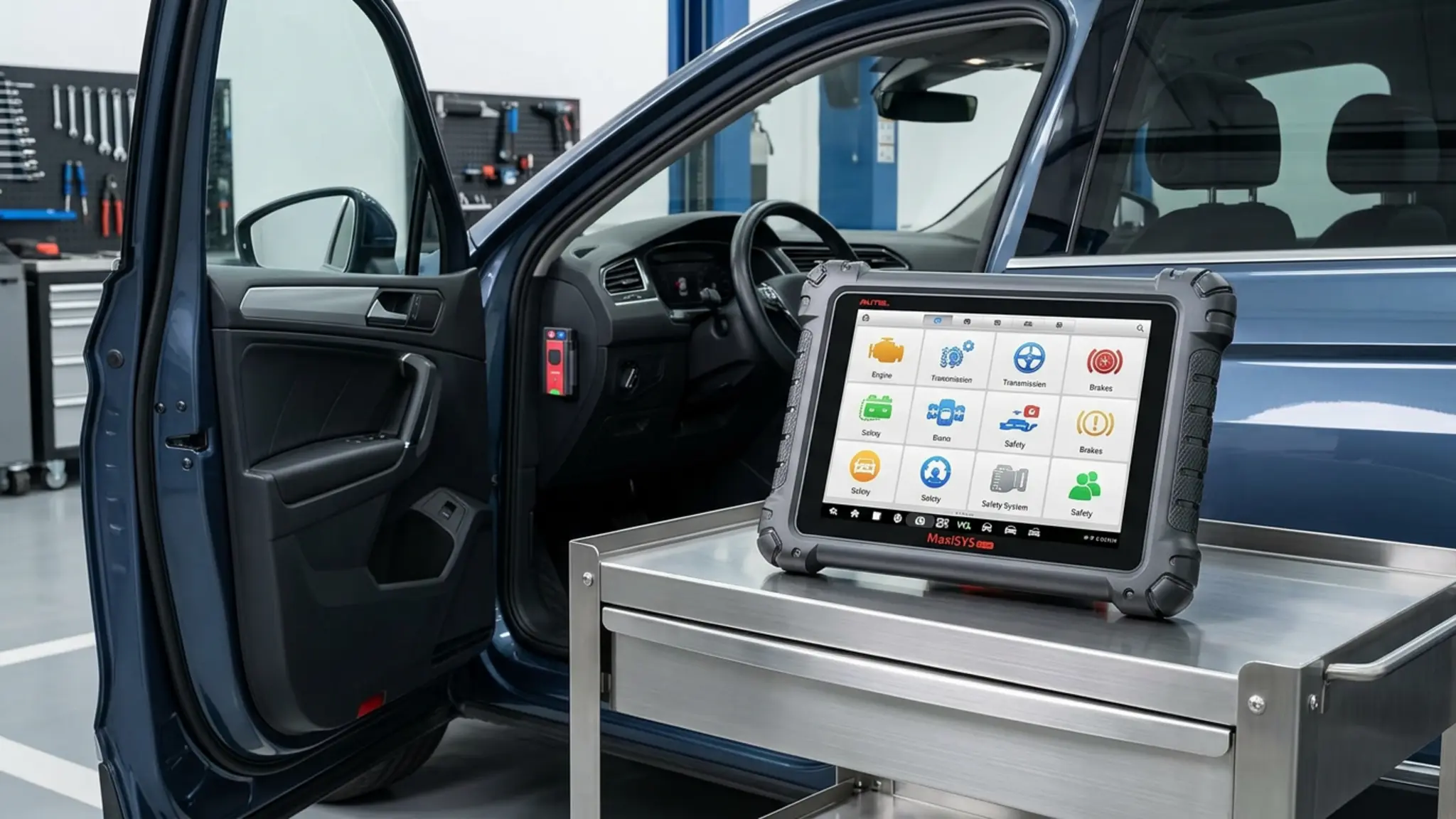 Autel MaxiSYS MS906 MAX garage setup