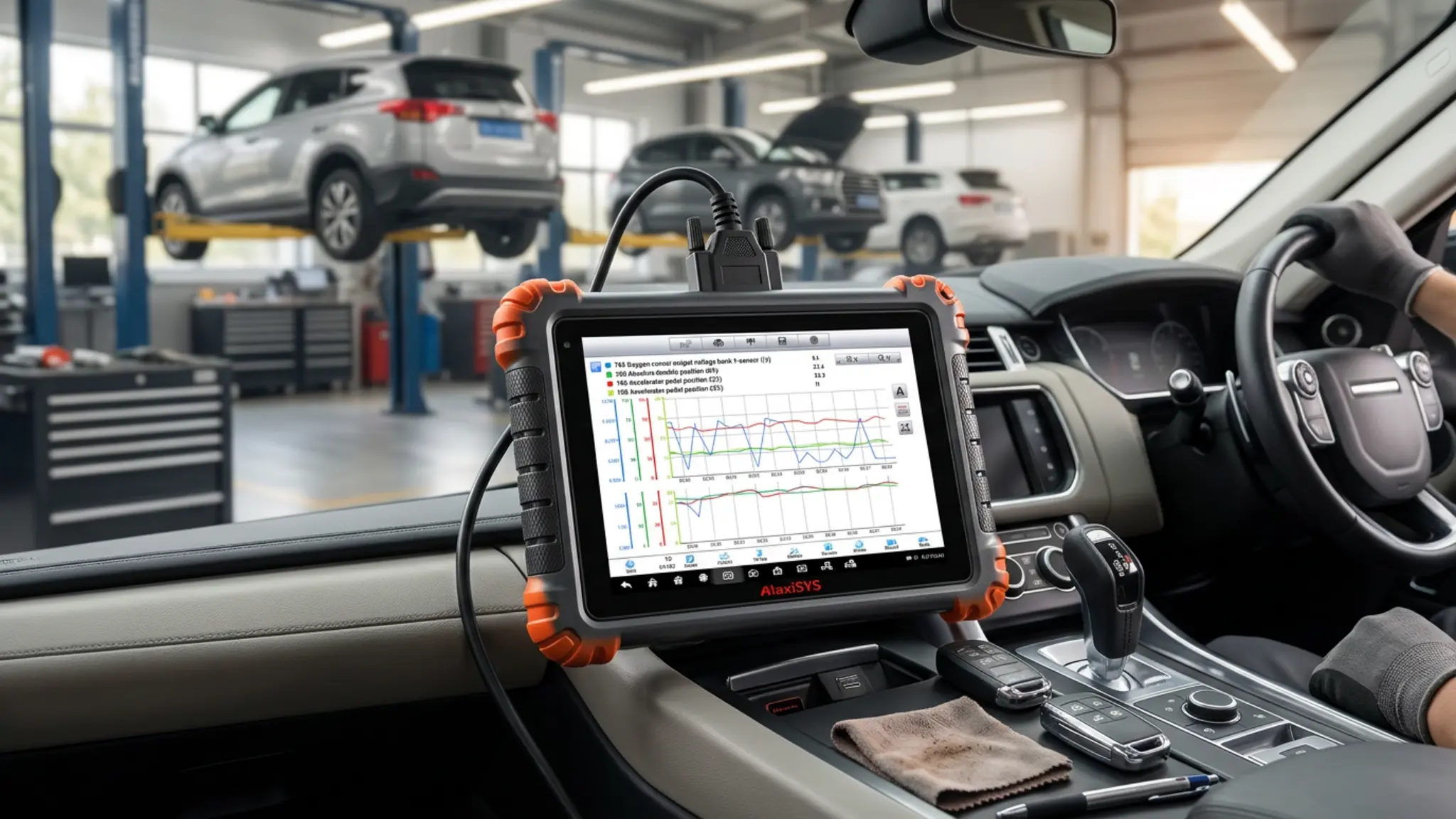 Autel MaxiSYS MS906 Pro garage setup
