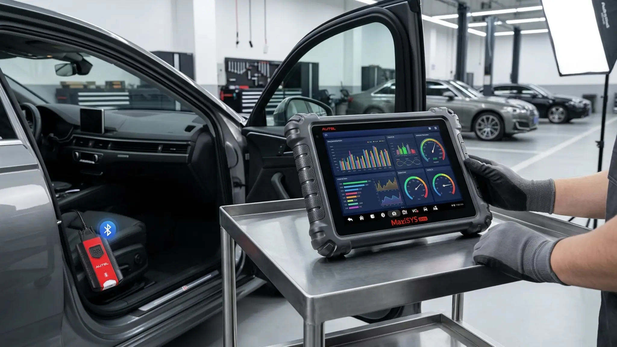 Autel MaxiSYS MS906 Pro garage setup
