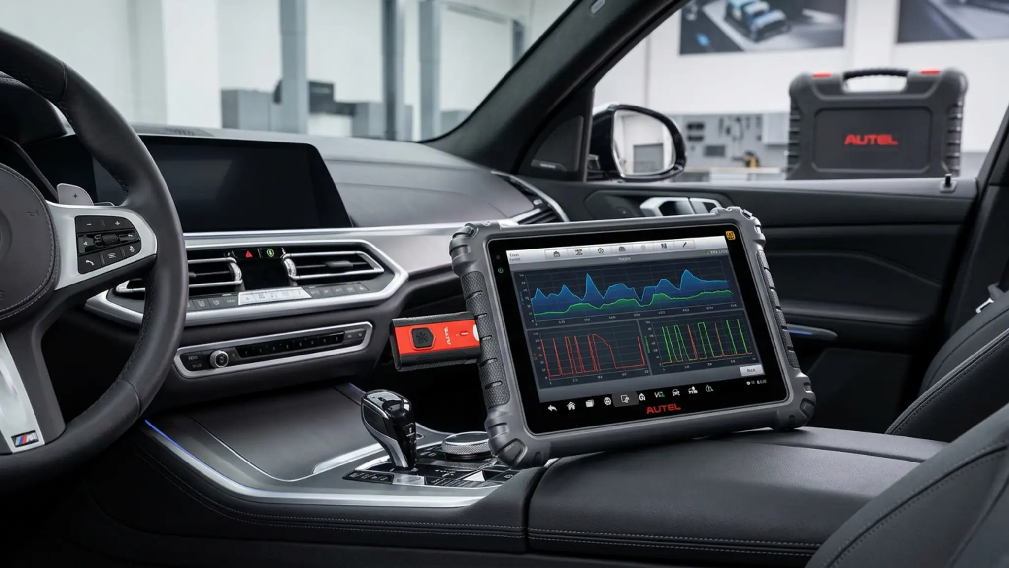 Autel MaxiSYS MS906 Pro-TS Review 2026 - OE Coding and Value 2 Autel MaxiSYS MS906 Pro-TS garage setup