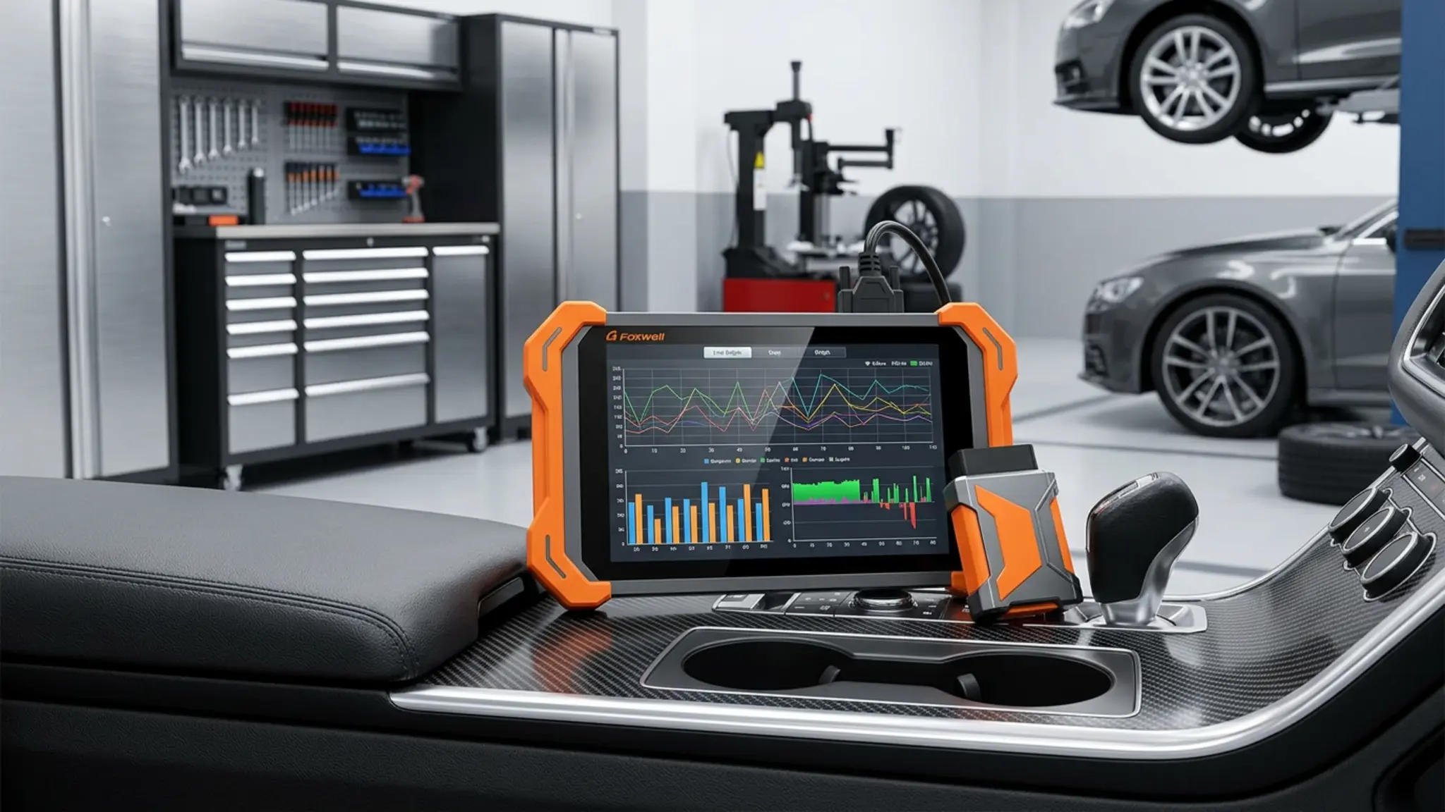 FOXWELL NT919BT garage setup
