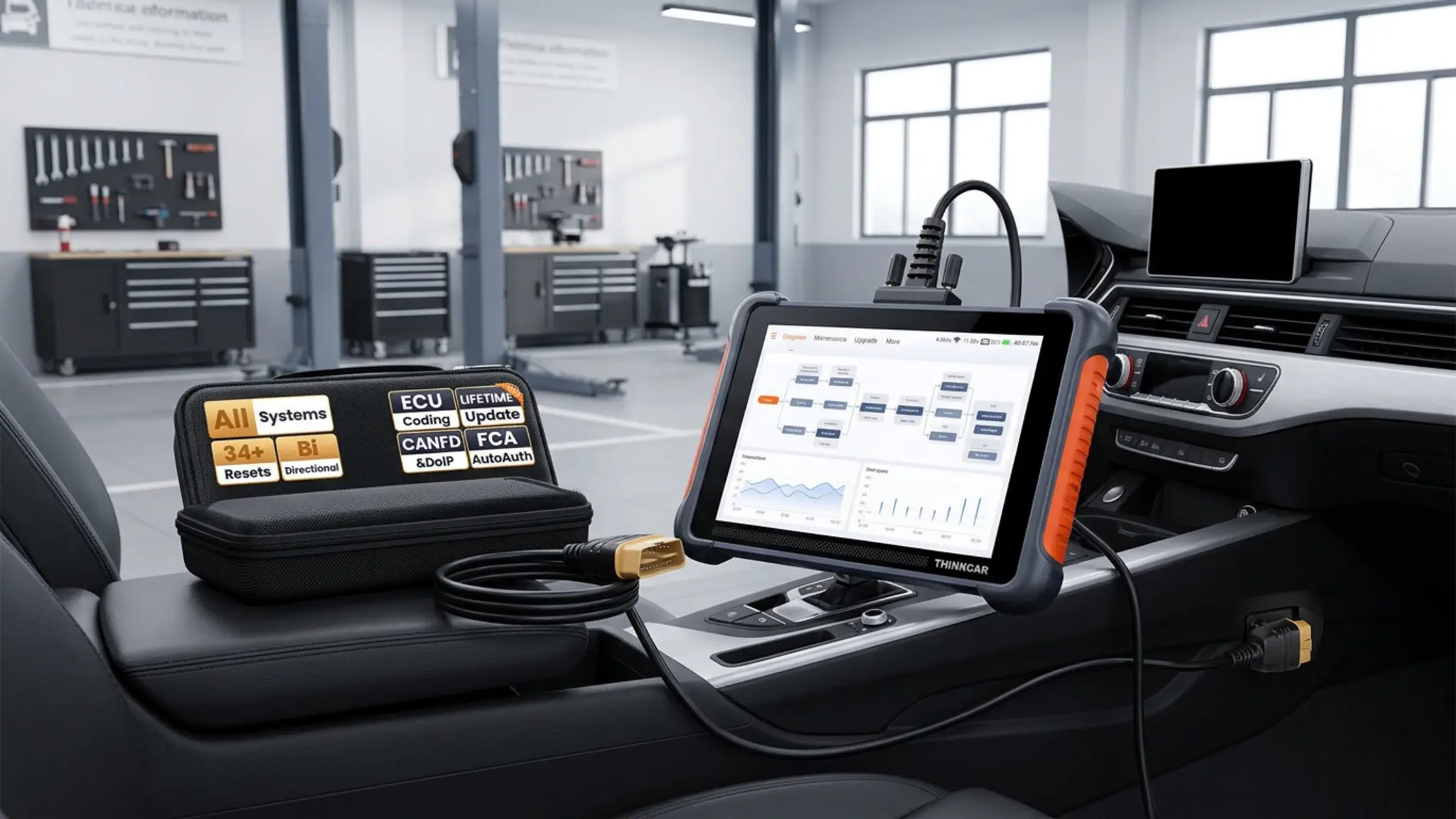 THINKCAR ThinkScan 689 garage setup