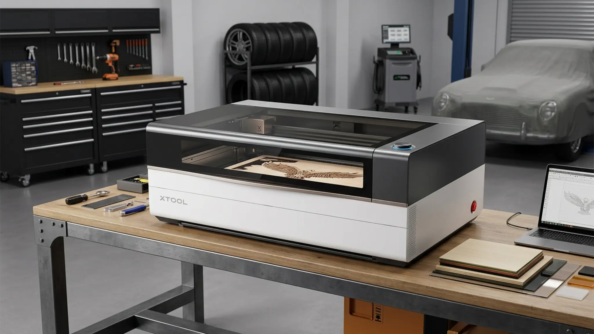 xTool P3 CO2 Laser Cutter Review 2026 - Workshop Footprint 1 xTool P3 CO2 Laser Cutter product view
